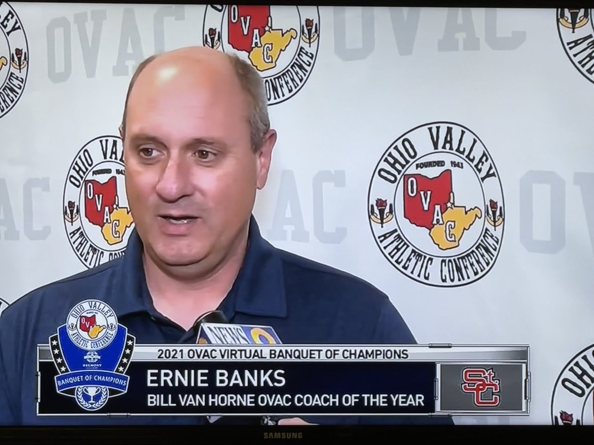 stcathletics1's tweet photo. Congratulations Coach Banks!!!  2021-22 OVAC Coach of the Year!  Go Red Devils!!! @stc_swimming https://t.co/OVkigEzEmT