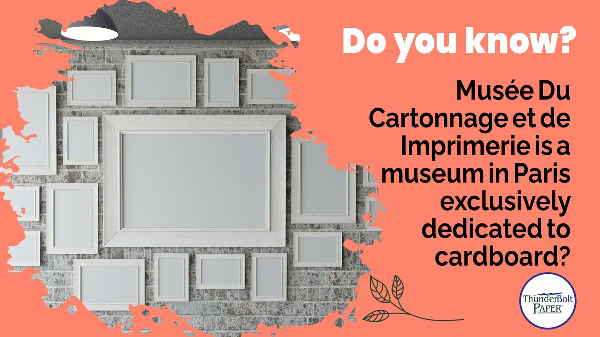 ThunderBoltPap1's tweet photo. Do you know, Musée Du Cartonnage et de Imprimerie is a museum in Paris exclusively dedicated to cardboard?
https://t.co/IAfMUuVM25
#cardboardart #cardboardbox #cardboardcrafts #cardboardcrack #cardboardcutout #cardboardcreations #cardboardtoys #cardboarddesign #cardboardhouse https://t.co/K5iicOj2y1