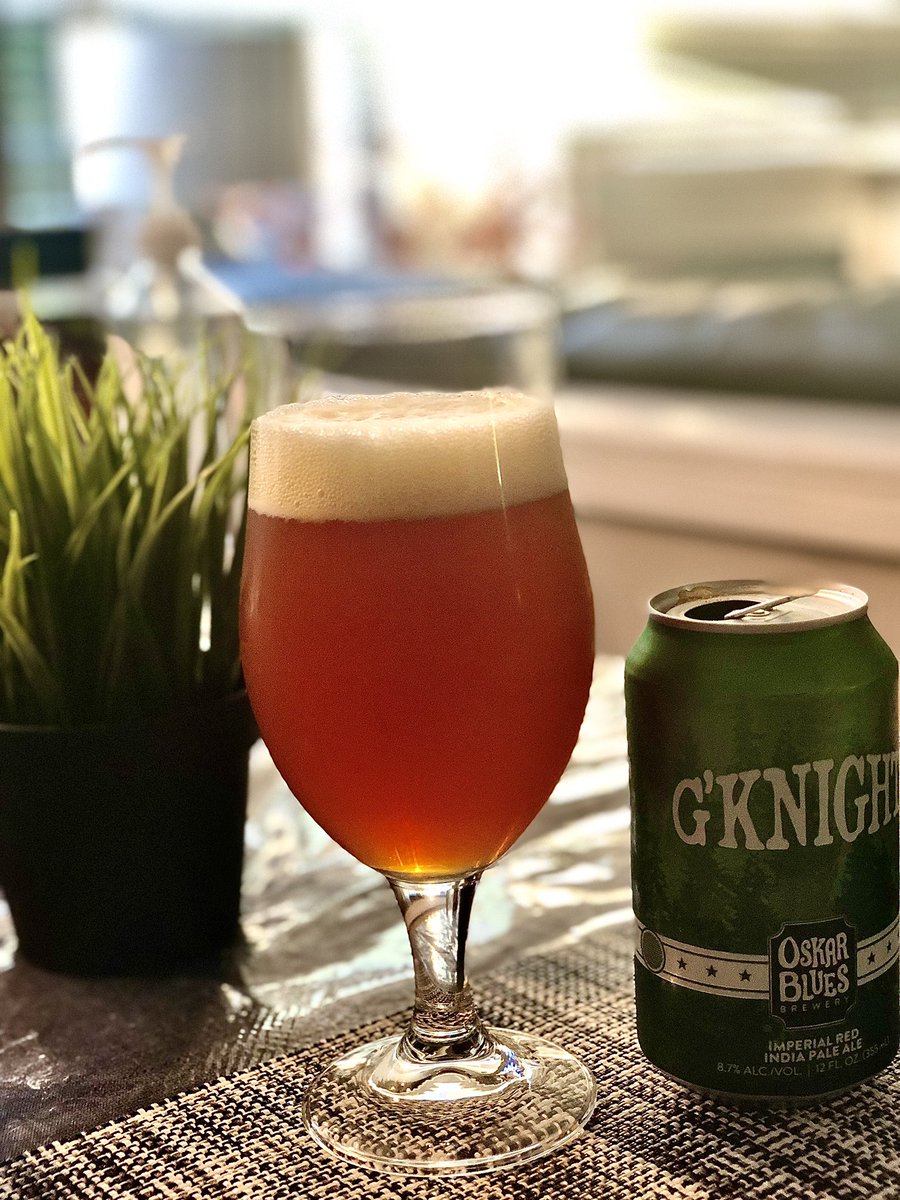 Just4BeerLovers's tweet photo. What’s for #HumpDayMotivation?
Exactly! G’Knight Imperial Red 8.7% ABV by @oskarblues #craftbeer #beerlovers #LifesTooShort #beer #ncbeer #charlotte Also watching⚽️ #CopaAmerica 🏆 https://t.co/pOi8YBAtLO