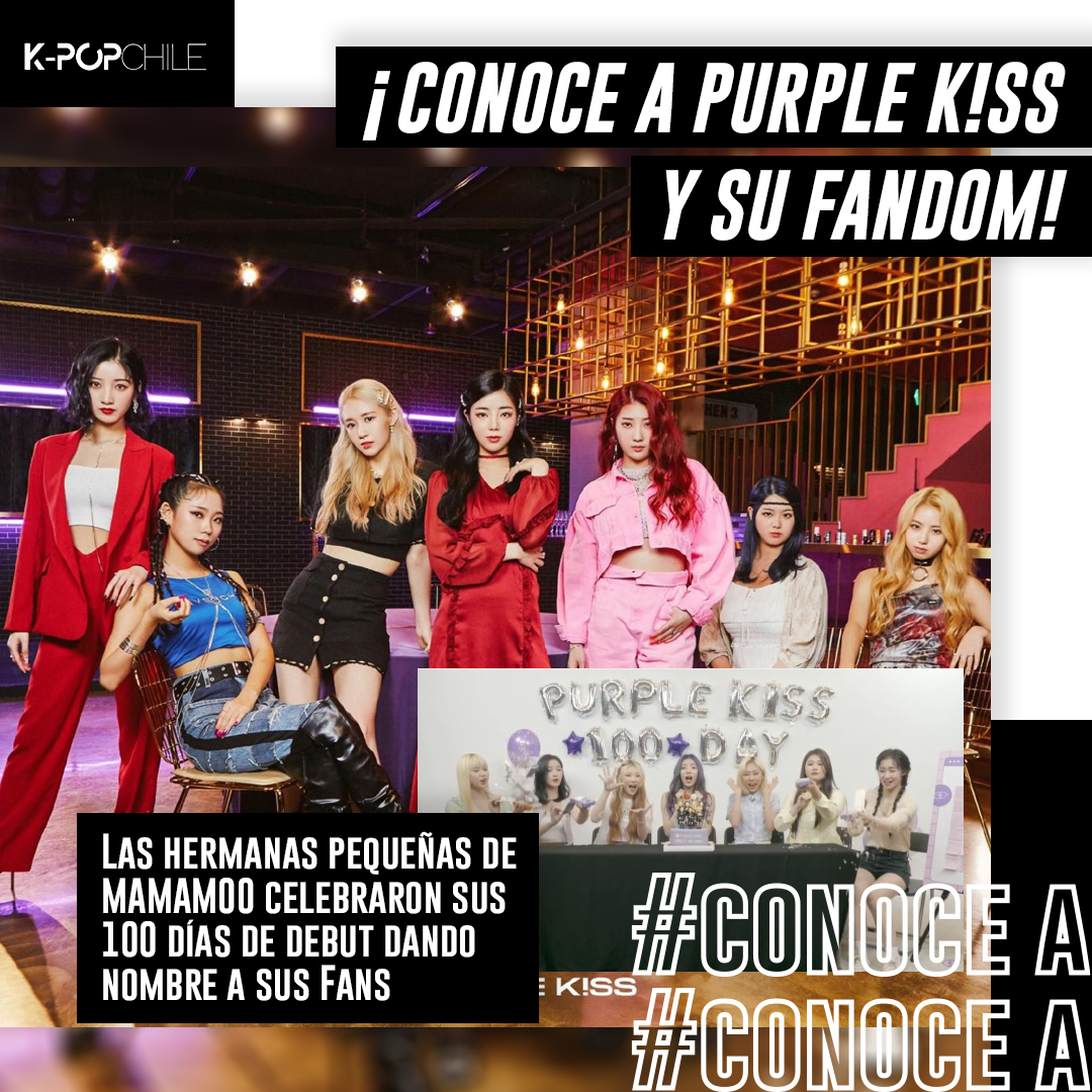 kpopchileof's tweet photo. 👉Conoce a #PURPLEKISS, el grupo Rookie esta celebrando sus 100 días desde el Debut y da nombre a su fandom. Lee la nota en https://t.co/JGpR3QFe69 https://t.co/U8qe9l4URu