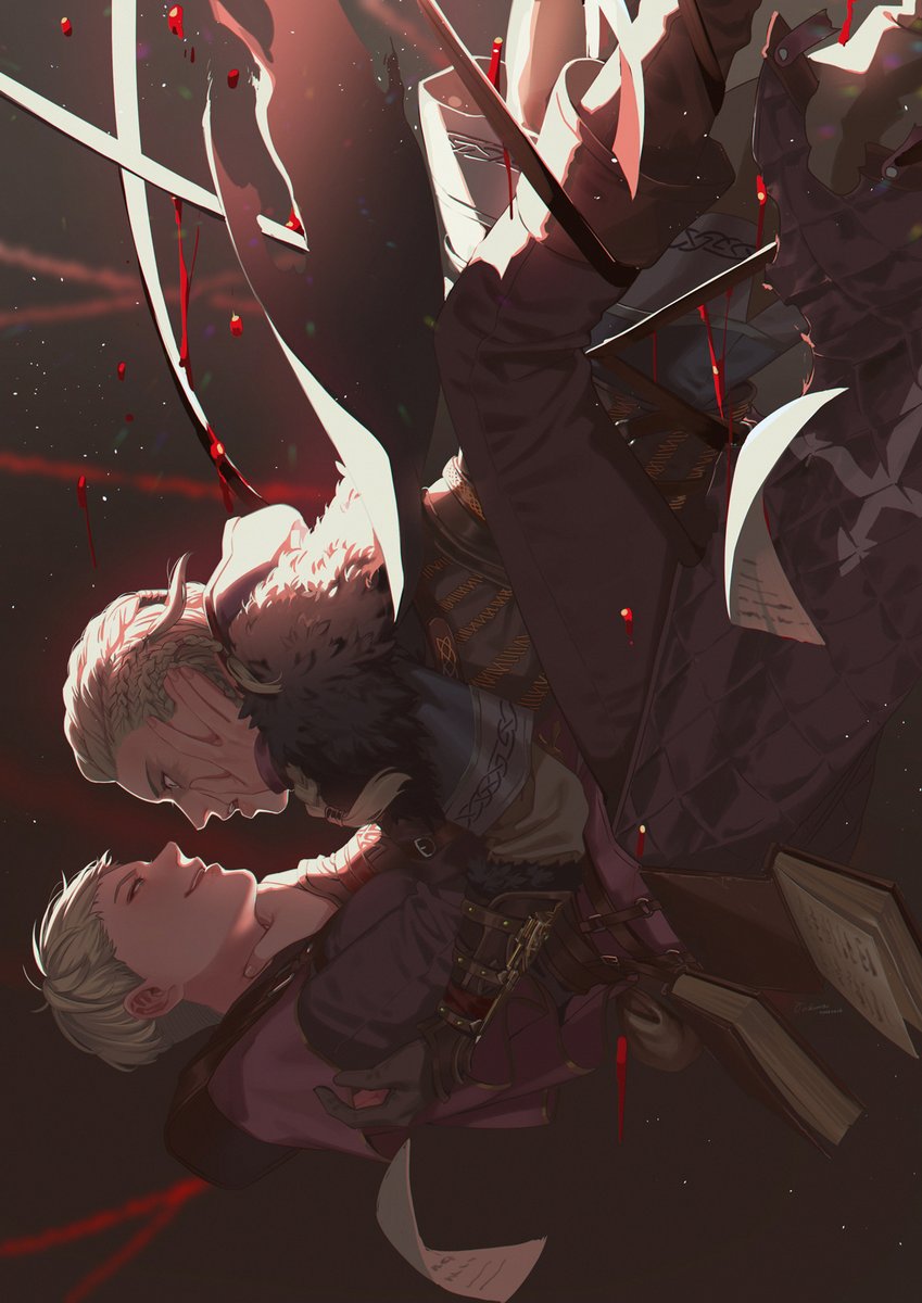 #皆さん線画と塗った後を見せてください 