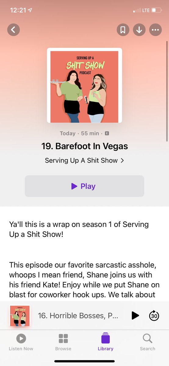 podcasts.apple.com/us/podcast/ser…

Last Episode of the Season. Next season we will be back with more fun! Season two will be released in the next month! 🥳🥳🥳🥳