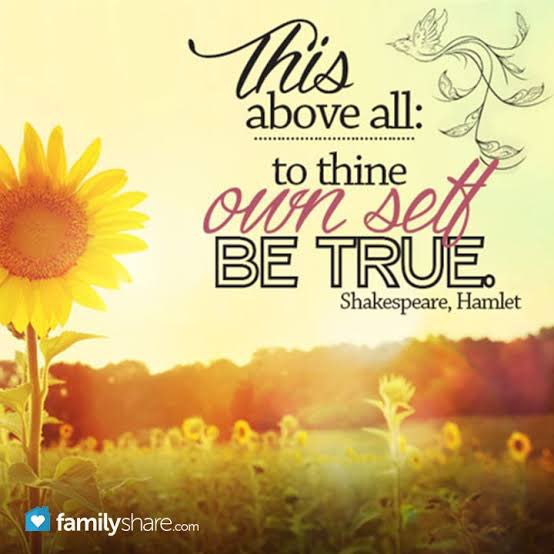 Kbs Sidhu 🇮🇳 On Twitter: "Polonius' Advice Is Summed Up With The Lines:  'This Above All: To Thine Own Self Be True, And It Must Follow, As The  Night The Day, Thou