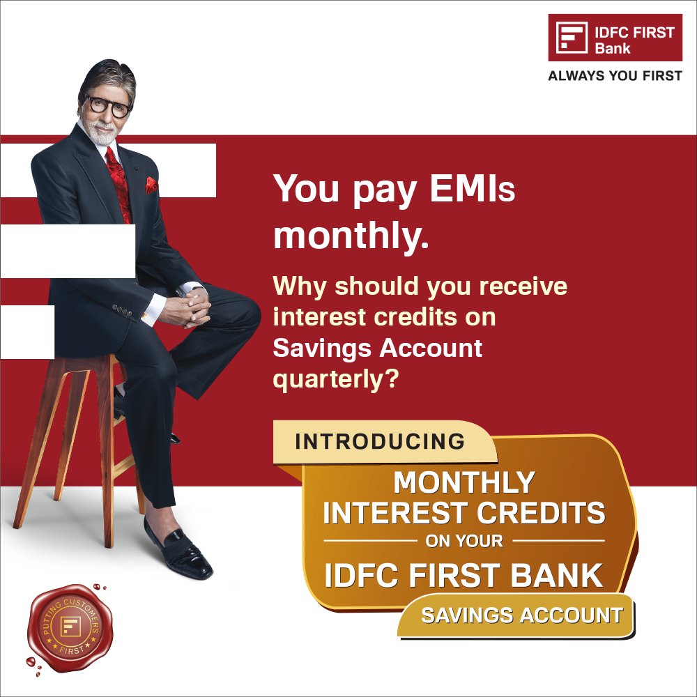 IDFC FIRST Bank Help on Twitter "CharanjeevKohli Hi, all savings