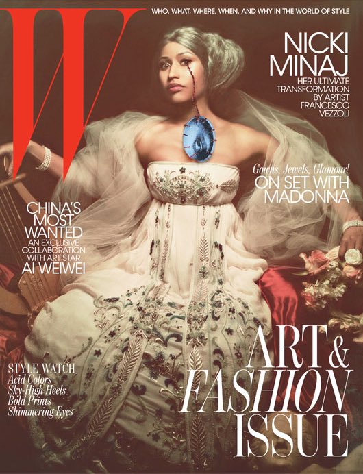 MINAJMEETDAWOO's tweet photo. nicki minaj by francesco vezzoli for w magazine (2011). https://t.co/uyWoB8ZUz5