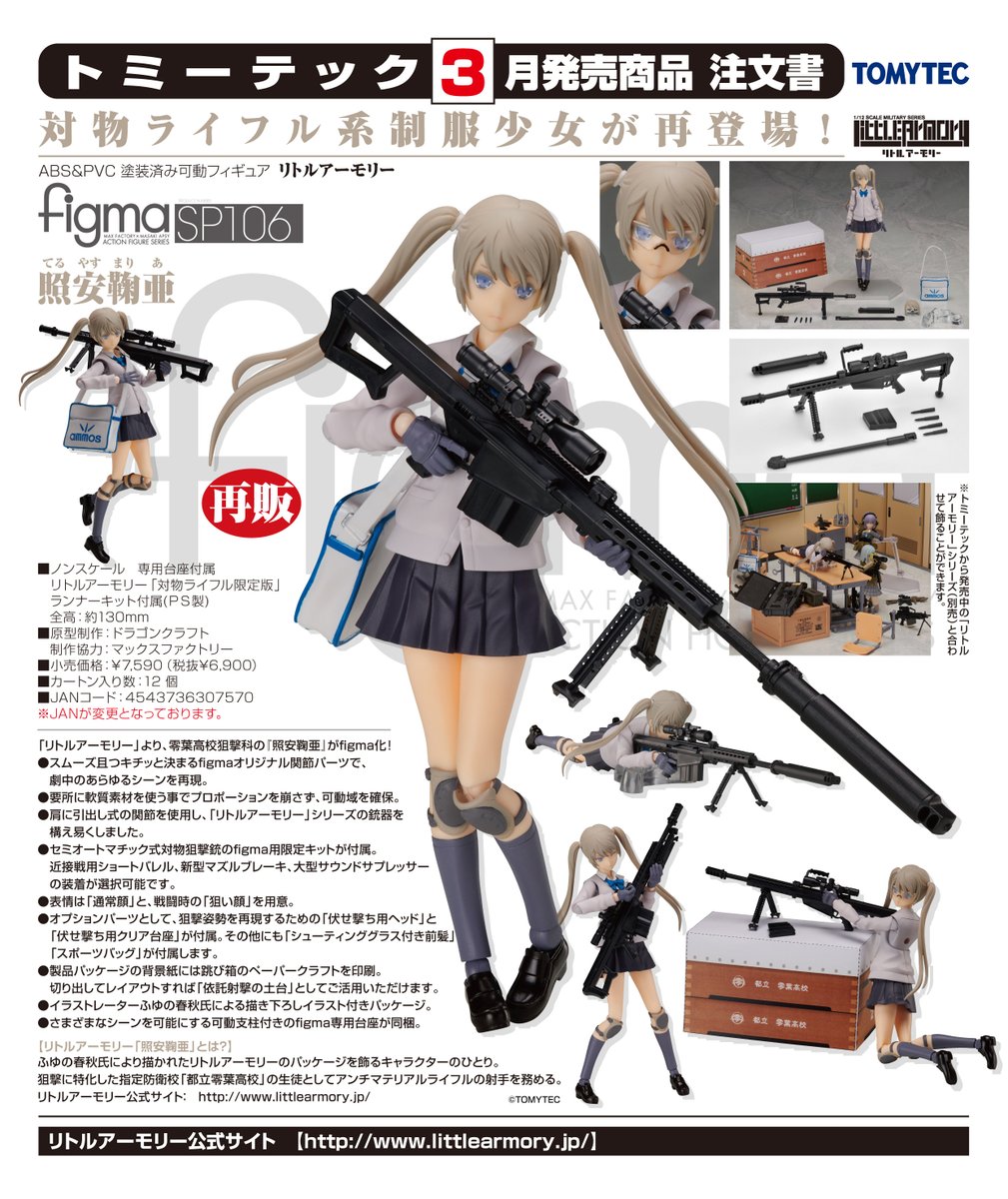 figma SP-106 照安鞠亜　リトルアーモリー／ figma 照安鞠亜