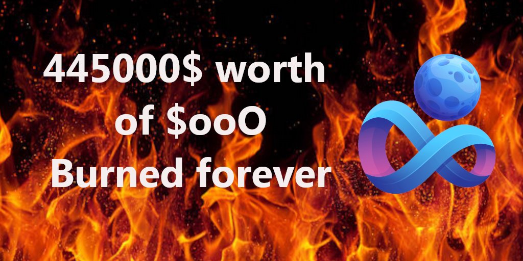 50 Billion of $oOO 💰
has just been sent to the burn adress
That makes a total of 445000$ of $oOO burned forever 🔥

bscscan.com/tx/0x93e3f39fb…