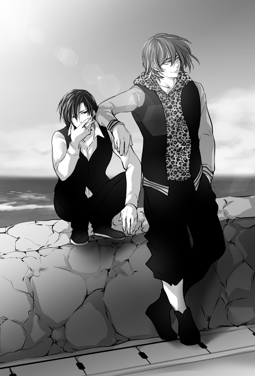 #2021年自分が選ぶ今年上半期の4枚
●モノクロ編●
オリジナル入れてジャンル別に4枚。
上半期はカラー練習がメインだったので、モノクロはあんまり描いてないな(・ω・)
特にバジ絵はモノクロが楽しい(*^^*)