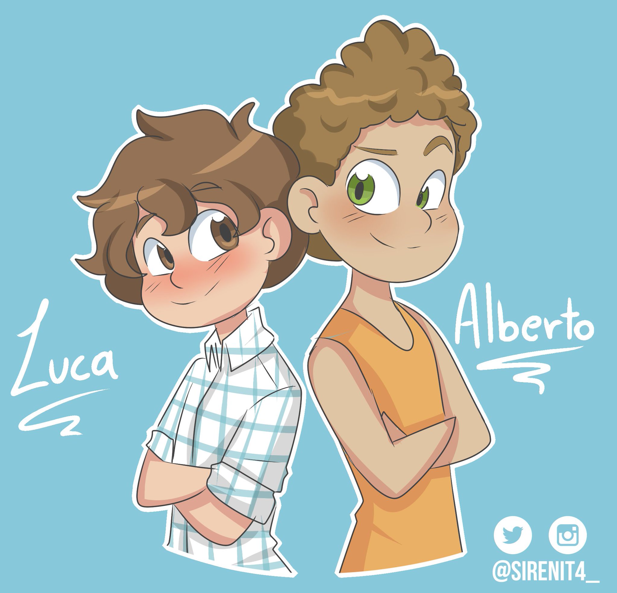 🌸Mary🌸 on X: RT @0Your_Mom0: Luca because I love him #Luca #fanart #art  #lucafanart #lucamovie  / X
