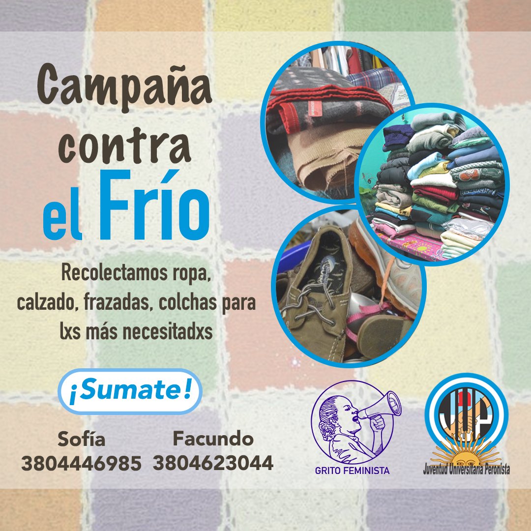 JUP_LaRioja's tweet photo. 💙DONDE SIEMPRE QUEREMOS ESTAR💙
Luego de nuestra primera colecta invernal, ayer realizamos la primera entrega de ropa de abrigo en el barrio. 

Agradecemos a cada unx de lxs que colaboraron porque en estas pequeñas acciones ayudan a cada vecinx. https://t.co/OY3QMLRcNM