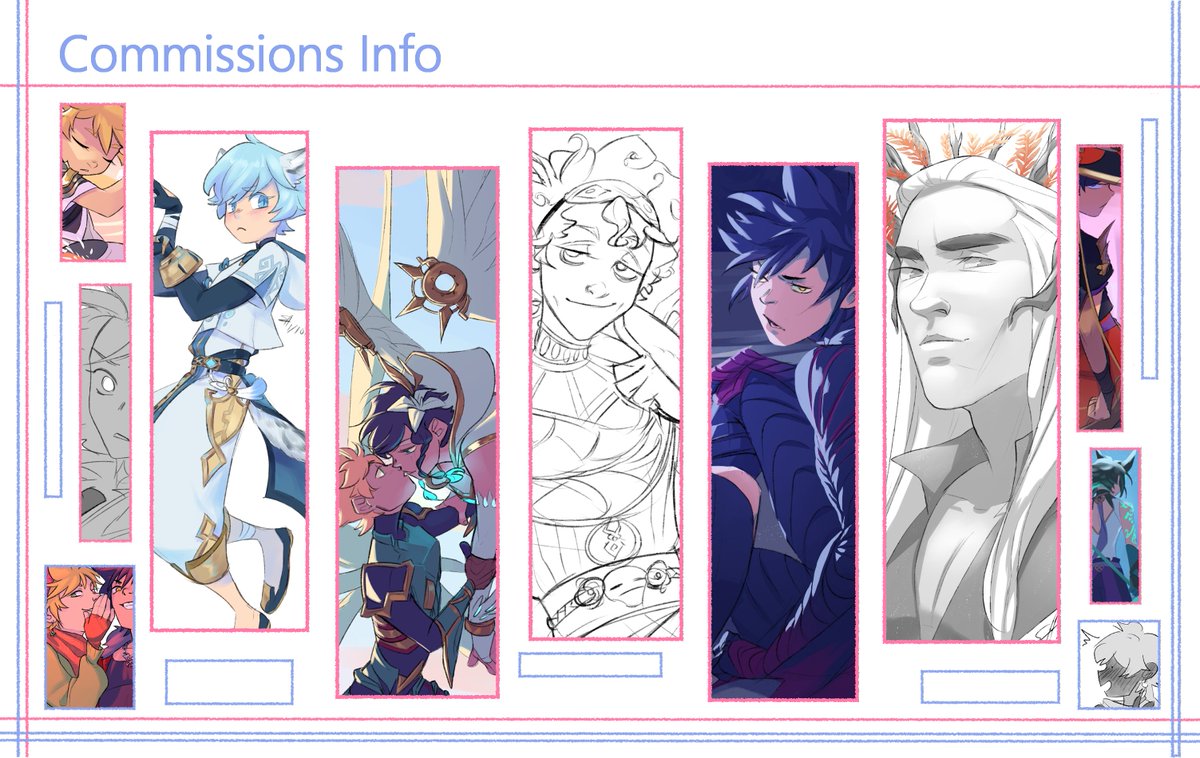 Alright, commissions are open! Please fill in the form in the link, and if there's any questions please feel free to let me know! 
https://t.co/ZHkZyXhmuQ 