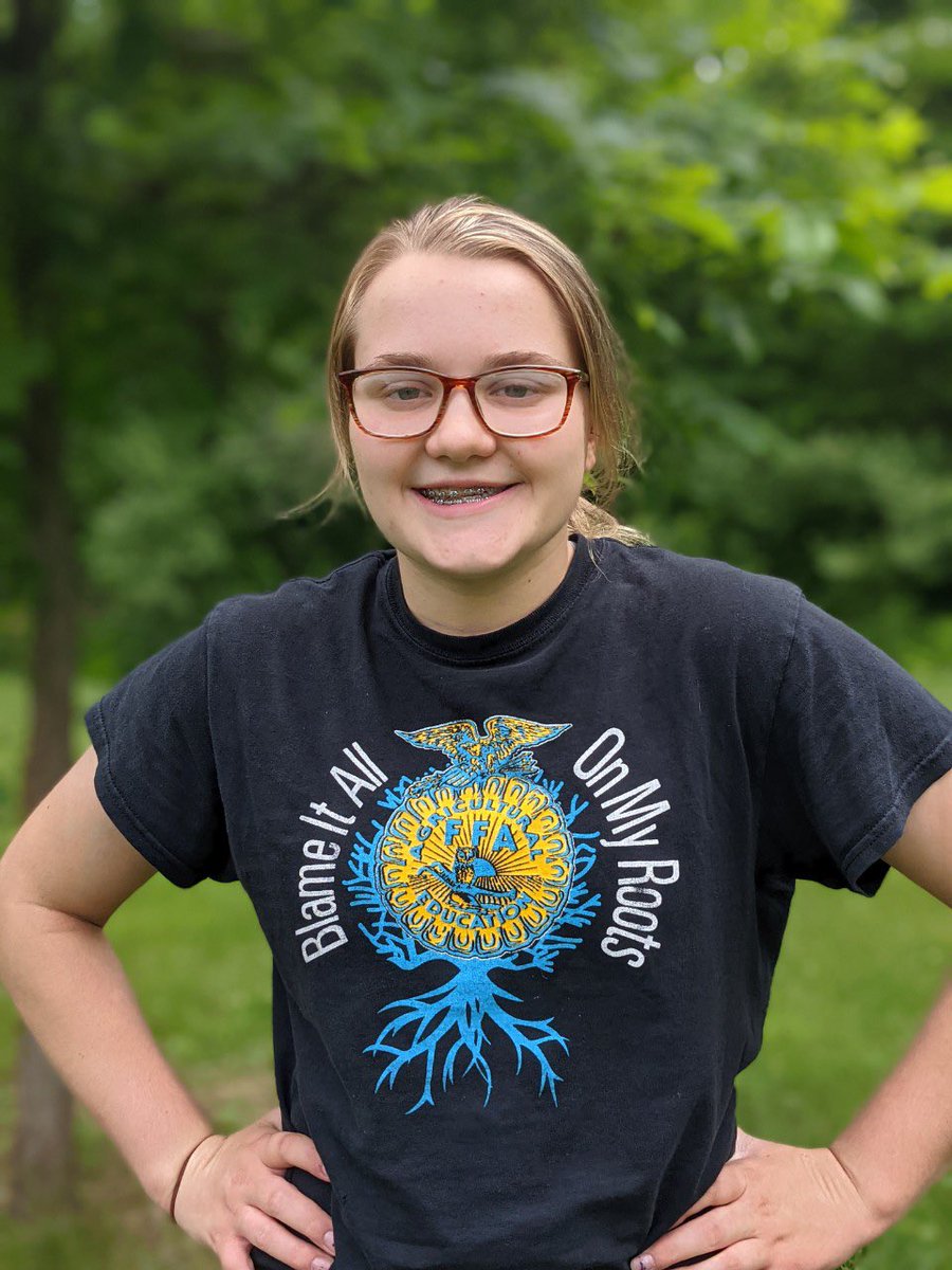 WP_FFA's tweet photo. The West Prairie FFA Chapter would like to introduce the 2021-2022 Chapter Secretary, Ava Kilburn. Ava Marie-Leisle Kilburn is the daughter of Shane and Robyn Kilburn of Macomb, and will be a Junior in the fall. We congratulate Ava on her election! https://t.co/tOSoOt4L5b