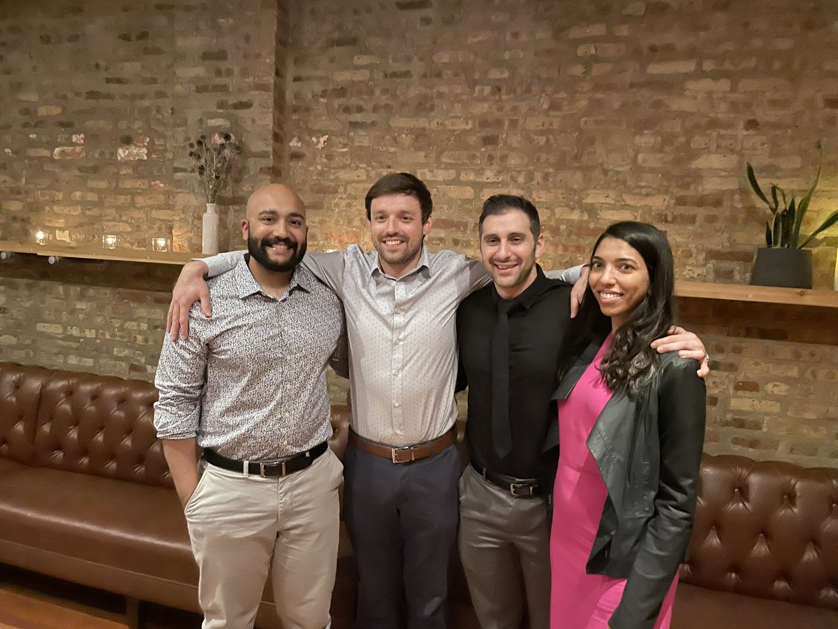 Congratulations to the graduates of the very first Northwestern University Independent IR residency class! Great job Ali, Payton, Ray and Erica. Forever proud!