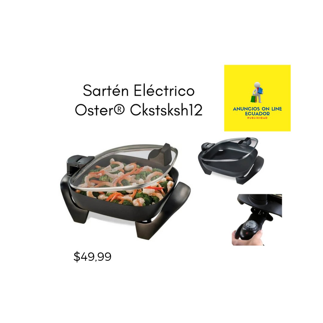 comprasecu's tweet photo. De venta:
Sartén Eléctrico Oster® Ckstsksh12
Cocina más rápido, asa y vuélvete creativa.
Precio: $49,99
#Quito #Sartén #DeVenta #Oportunidad #Ecuador https://t.co/IKY1HR4uOK