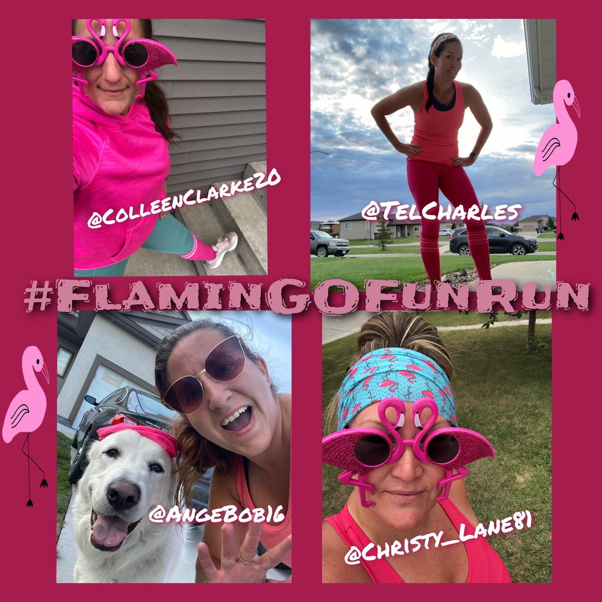 TelCharles's tweet photo. We did it! 5K in the books for Transcona food bank! 🦩
#FlaminGOFunRun #WeLoveTcona #FlamingoesForLife #TeamCarPool
@ColleenClarke20 @Christy_Lane81 @angebob16 @MsBehavior https://t.co/jgv5wSvtig
