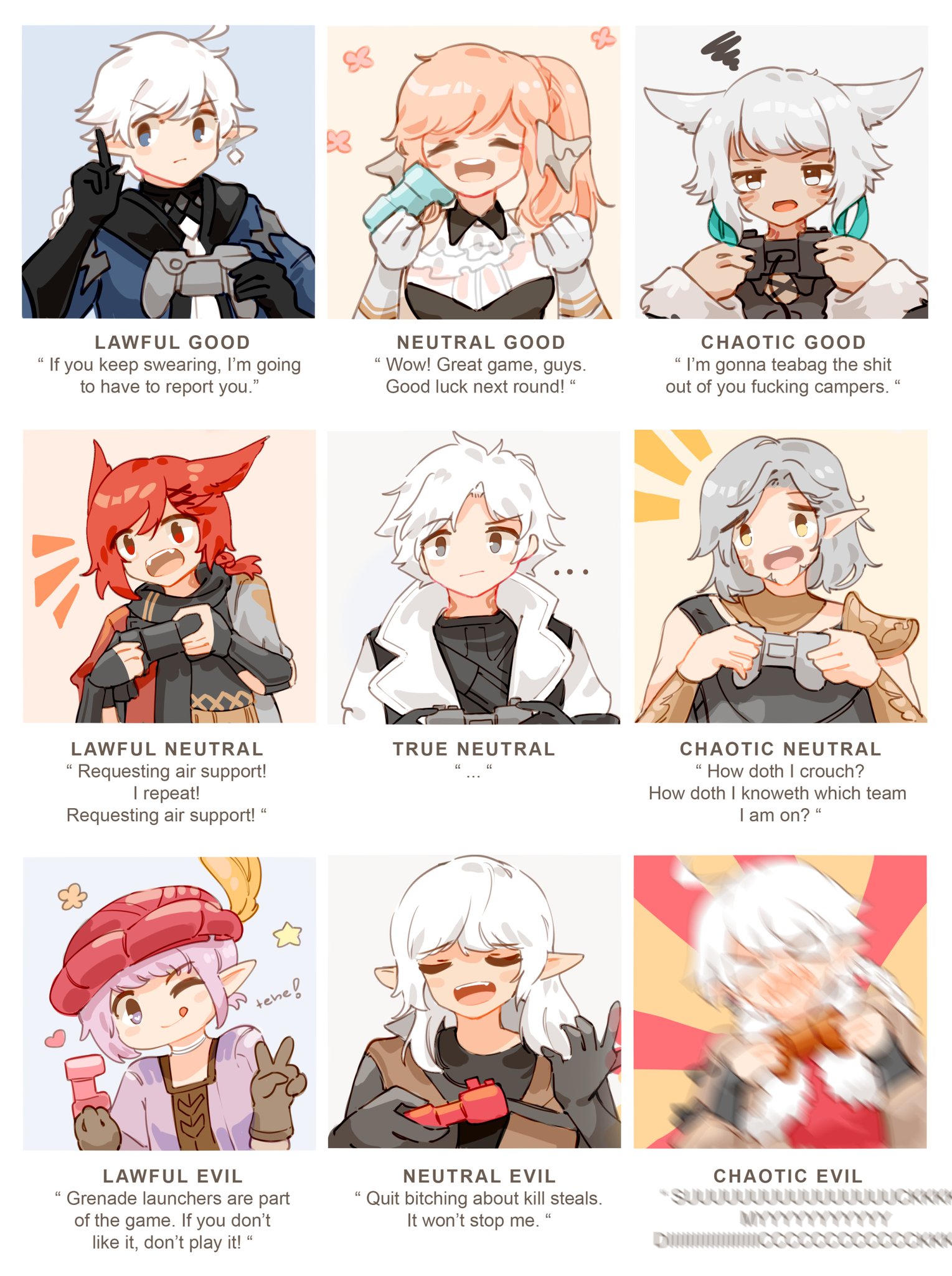 Fenrishion🍭🎃 acrylic commissions closed on Twitter "Scions of the