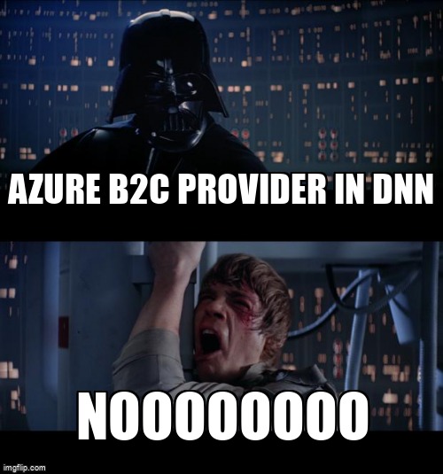 overflow_meme's tweet image. Azure B2C Provider in DNN stackoverflow.com/questions/6810… #dotnetnuke #azure #azureadb2c #dnnmodule