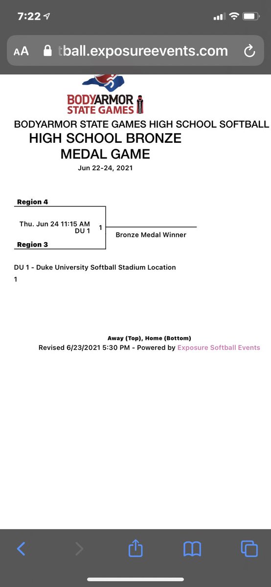The entire Rams Softball Nation would like to wish Zoey Jones, Taylor McQueen, Sarah Prosser, Lacy Smothers and the rest of the region 3 team good luck as they compete for a bronze medal @ the State Games tomorrow.