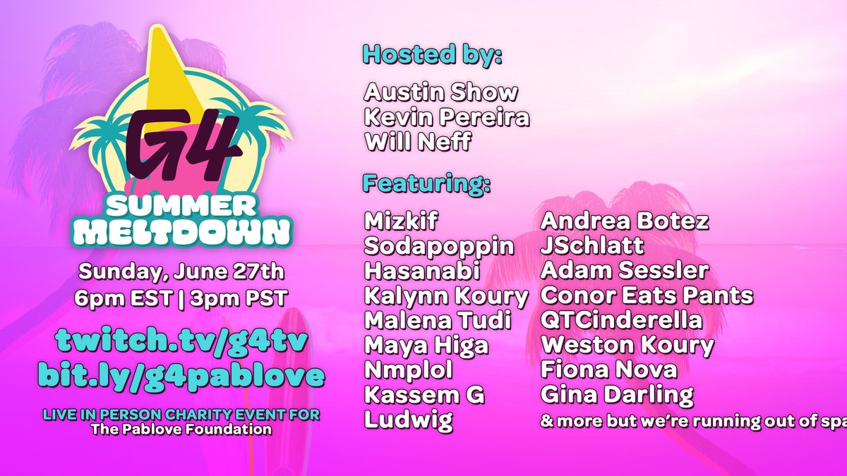 G4TV's tweet photo. see you soon https://t.co/r0m9uyr66A