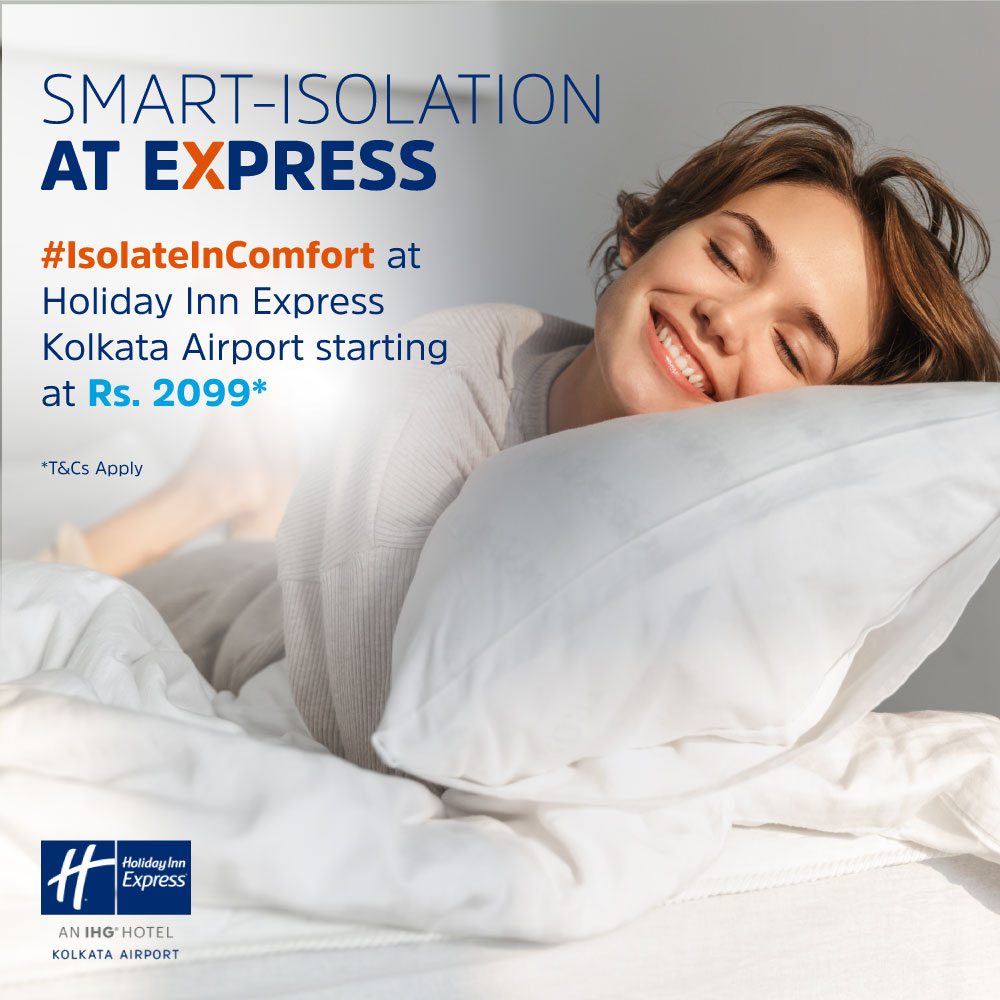 HIEXKolAirport's tweet photo. Precaution is Smart!
Isolate in comfort and safety with Holiday Inn Express Kolkata Airport starting at just ₹2099* with breakfast included.
Call 6289901722 forbdetails
#AnIHGHotel #holidayinnexpress #KolkataAirport #AirportHotel #isolation #isolationpackage #staysafe https://t.co/MCL6QGNQWD