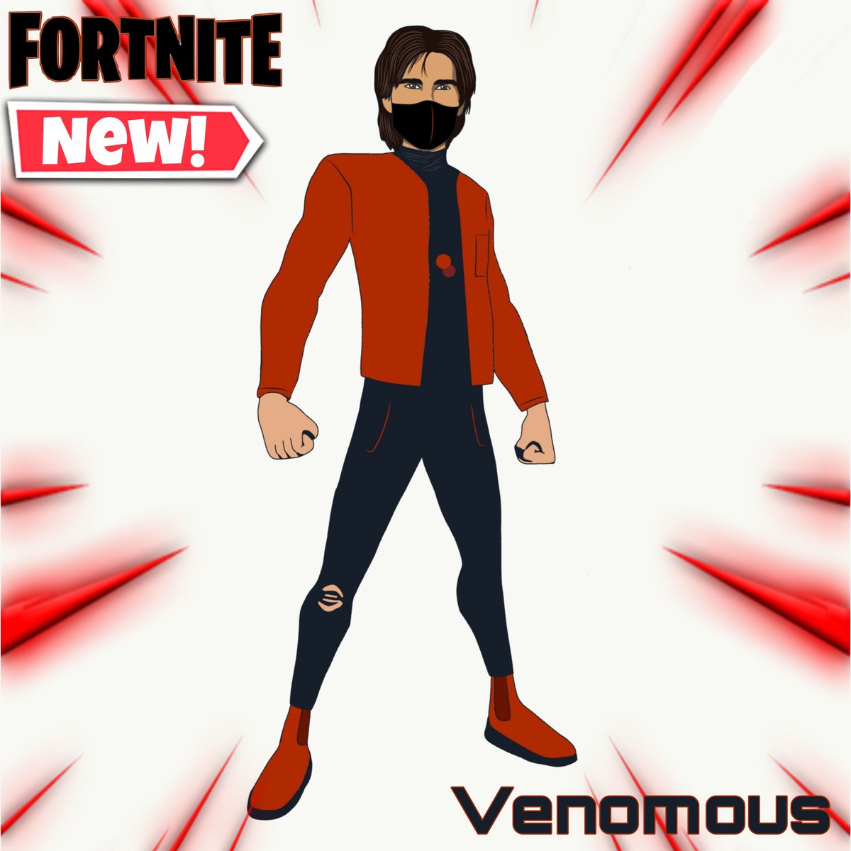 Venomous792's tweet photo. Skin Name :- Venomous
Rarity :- 1200 Vbucks
#Fortnite #FortniteInvasion #ConceptRoyaleContest #EpicPartner #EpicGames #FortniteConcept #FortniteFanArt #Fortniteleaks #FortniteArt #fortnitegiveaway https://t.co/aZEUCYgaea