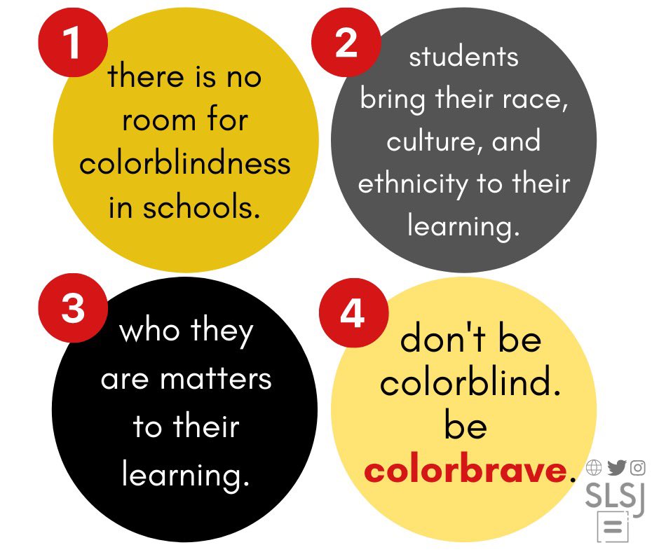 SlsjUs's tweet photo. From #colorblind to #colorbrave. @sharla_camille @DrHKells https://t.co/TW9FfQB5ik