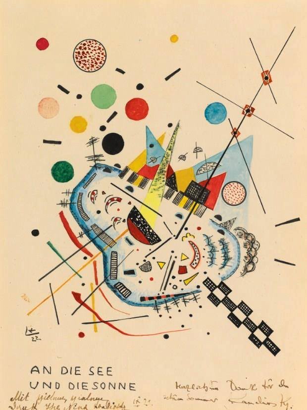 Arteymas_'s tweet photo. Vasily Kandinsky, Al mar y al sol, 1922 https://t.co/LWQDSS3ZCP
