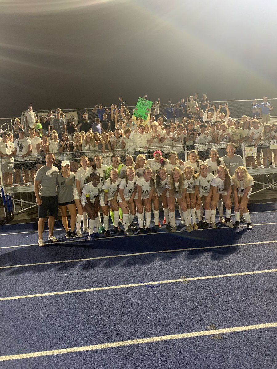 Congratulations <a href="/RCHS_GSoccer/">RCHS Girls Soccer</a> for a hard fought 1-0  overtime victory over the Valor Eagles punching our ticket to the State Championship game!  Way to go Jags we are proud of you! Thanks Canyon Crazies for the support tonight!
