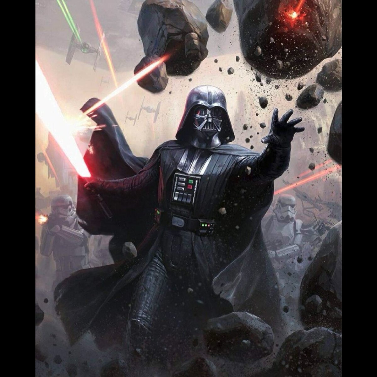 swafol's tweet photo. Dark Lord of the Sith (artwork: unknown) #starwars #darthvader #darklordofthesith #theboss #sith #sithlord #darkside #lightsaber #redlightsaber #theforce #stormtrooper #tiefighter #stardestroyer #imperialstardestroyer #swafol https://t.co/ArMRZMZcUo