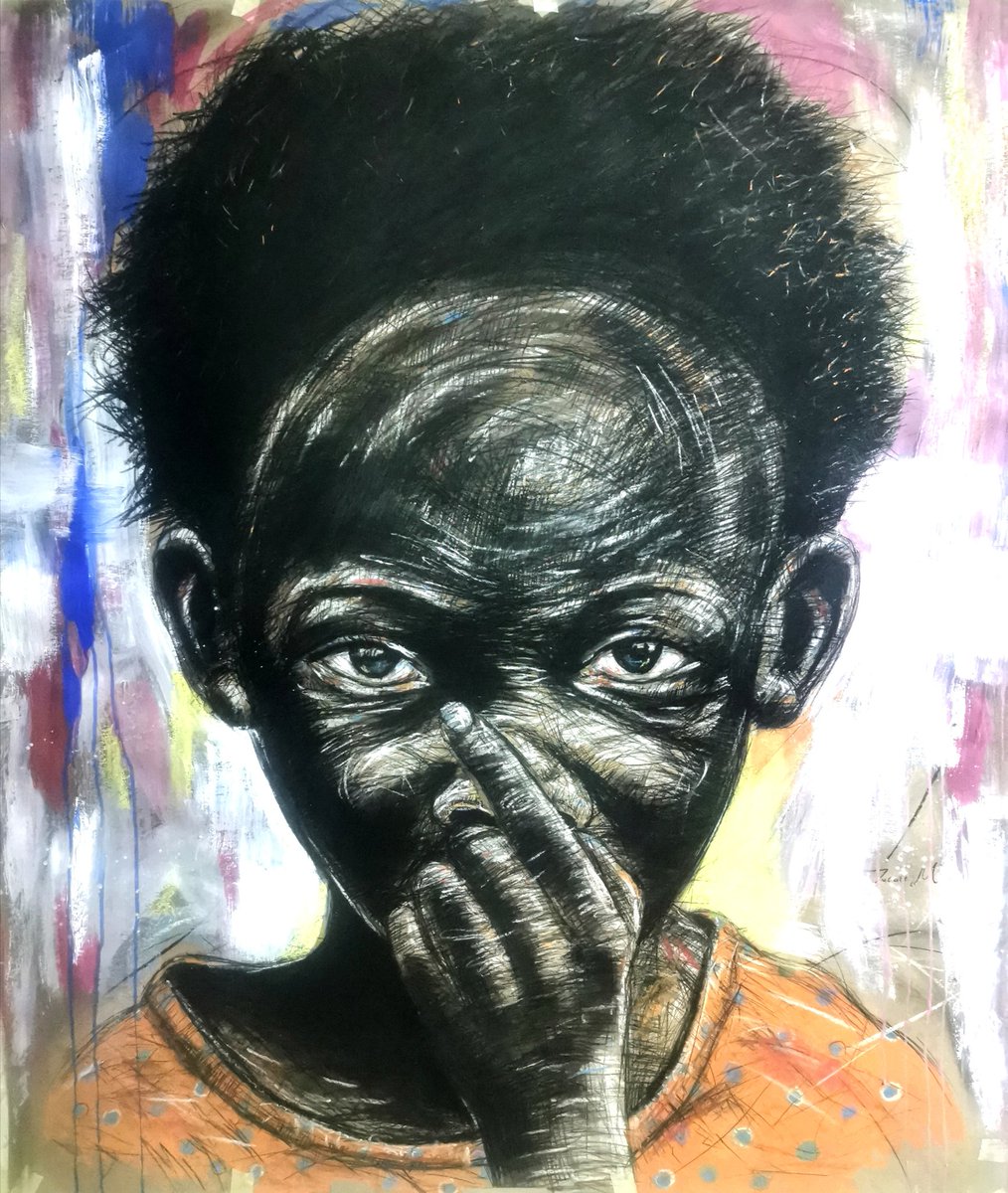 #saartist
#charcoalandpastel
#brownpaper
#126x106
#contemporaryart