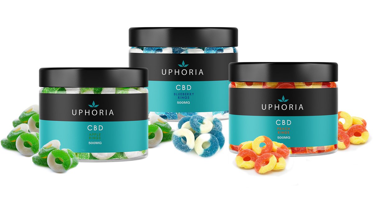 UphoriaCBD's tweet photo. Uphoria CBD delivers the highest quality and best tasting CBD Gummies on the market. Sign up for our email and receive 20% off your first order. #cbd #sale #hemp #tasty #Trending #viral #fyp https://t.co/f5Pkf33ued
