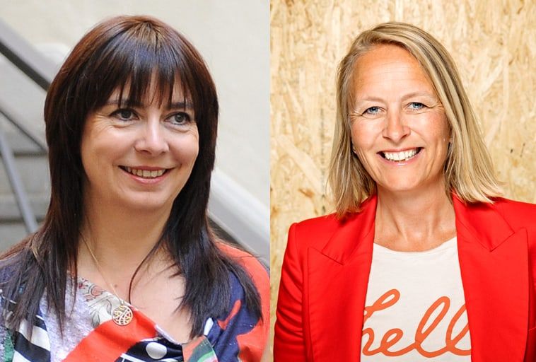 Isabelle Vérilhac (Cité du Design de Saint-Étienne) et Christina Melander (Danish Design Ladder)