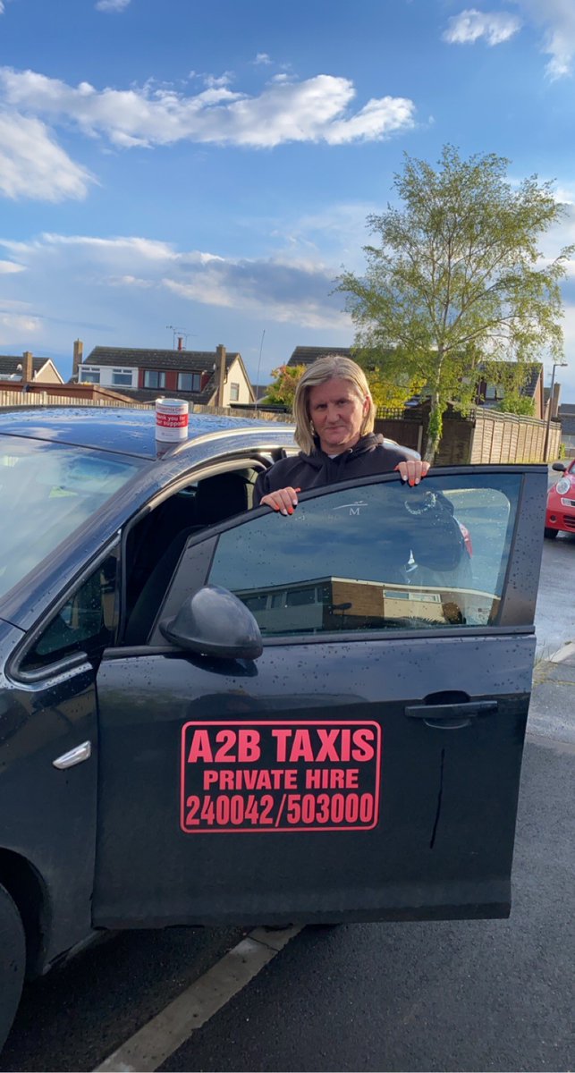 LeukaemiaCareUK's tweet photo. Today we'd like to say a big thank you to Colette Franklin!

Colette is a taxi driver, and throughout May she donated £1 to LC for every journey she made. She also encouraged her passengers to donate if they could, and we can now reveal Colette's total: an amazing £775! https://t.co/jfwiQEFcos