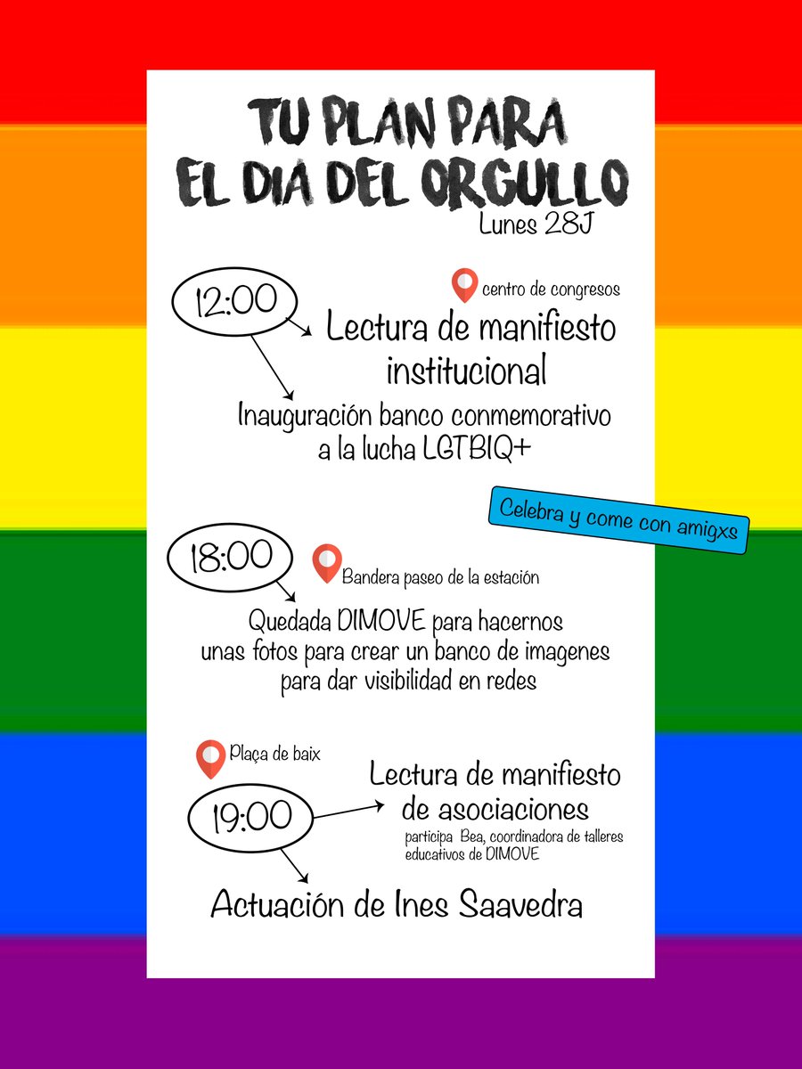 El Lunes, día del orgullo, en Elche tienes un planazo!