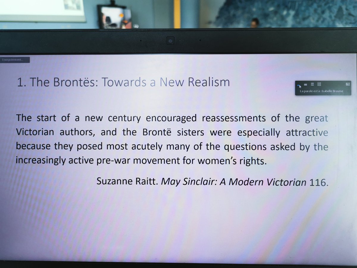 MayNetworking's tweet image. We're now listening to Isabelle Brasme's May Sinclair Modernist Critic