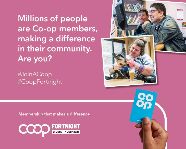 MeganMaxwell0's tweet photo. It's #CoopFortnight! Join me as I celebrate being a @coopuk member, making a difference in our community. Are you a member yet? Become a member 👉 https://t.co/npXqmOLnpU
#JoinACoop https://t.co/Mw7RF5bb1J