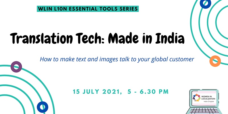 WL10india's tweet photo. Register for our next virtual event: https://t.co/Fp6hEOJS6g ⏪
📅15 JULY 2021
Join us for some fascinating insights on made-in-India translation management platforms like Prabandhak (by @ReverieTech) & @ImageTranslate
#WomenInLocalization #WLIN #WomenInLocalizationIndia #L10n https://t.co/1qjGKz0Li6