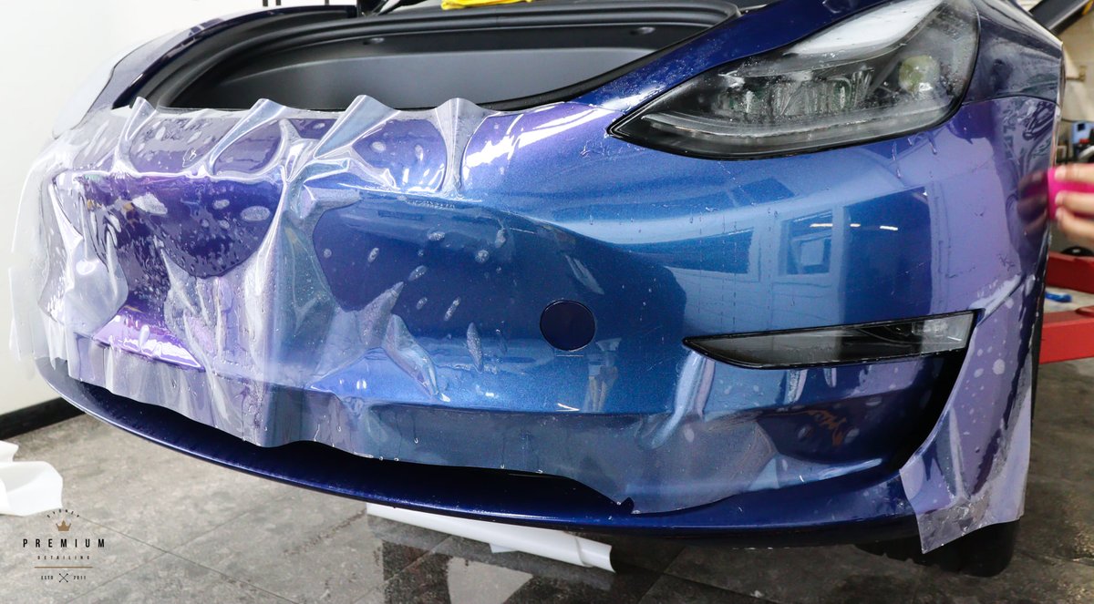 techAU's tweet photo. What an absolutely stunning wrap on a @Tesla Model 3.. (in the techAU colours).. worth ~$8,000 and done by Sydney Premium Detailing #DoesWant https://t.co/Hc2CZgvbYB https://t.co/EKjs0SqrHg