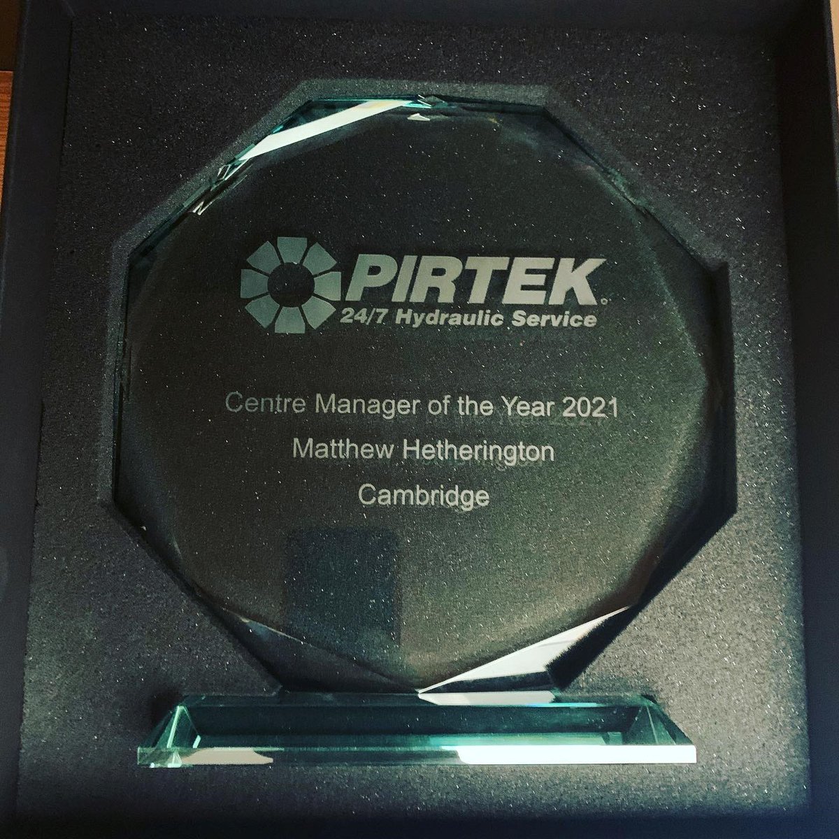 PirtekC's tweet photo. Pirtek Cambridge are extremely proud to announce our very own, Matt Hetherington was recently awarded Pirtek UK &amp; Ireland Centre Manager of the year 2021!! Well done &amp; well very deserved Matt @Brammer23🥇 https://t.co/rKv8Pz3e7M