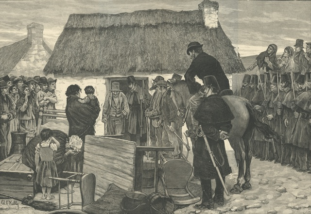 ProfPaulDunlop's tweet photo. On 8th April 1861, #Donegal Landlord John George Adair evicted 85 adults &amp; 159 children from their homes and banished them to the roadside. 1000s of families caught up in the #Mica scandal face a similar fate if @MichealMartinTD fails to deliver a 100% #micaredress by #July31st https://t.co/koSBCSsuOO