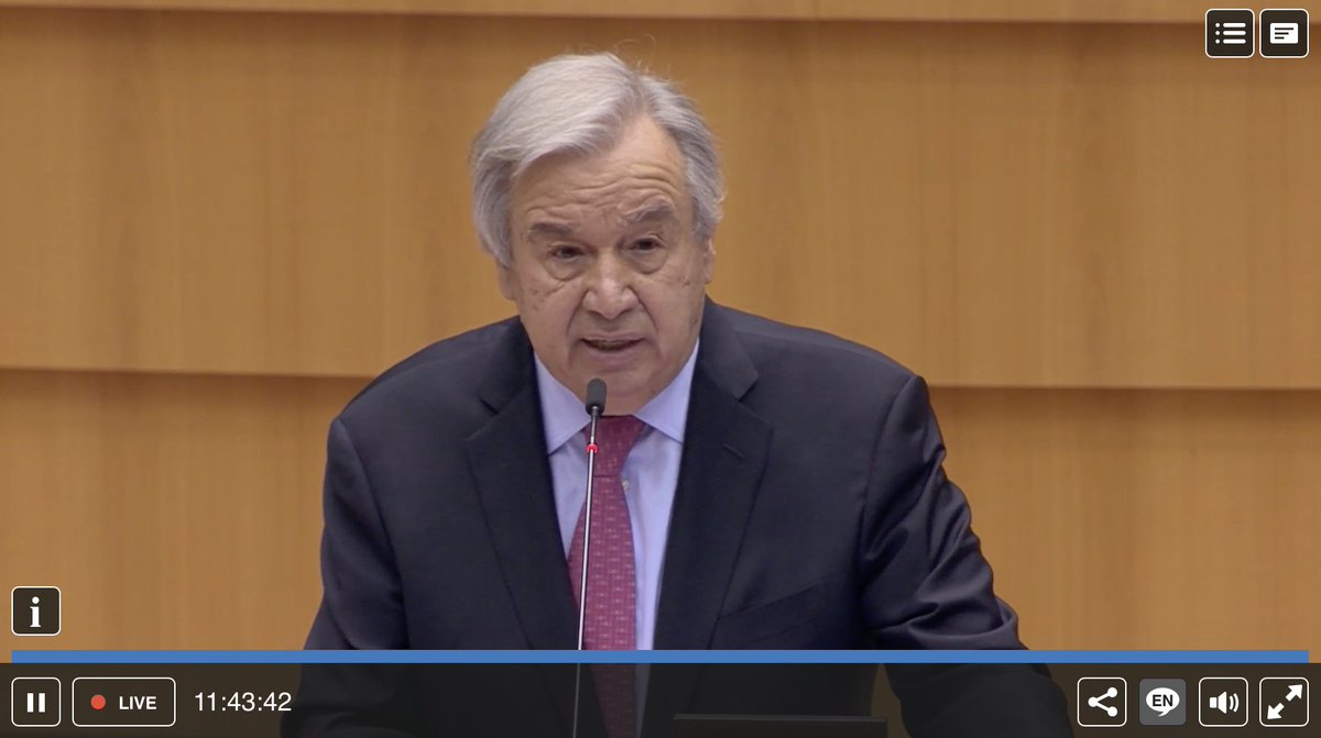 Today in #Brussels, @antonioguterres thanks the🇪🇺 #EU for
•Being the largest financial contributor to the 🇺🇳
•Changing the lives of vulnerable populations
•Supporting in the UN Reform 

Let’s join forces for breakthroughs and avoid breakdowns! #Partnerships #RecoverBetter