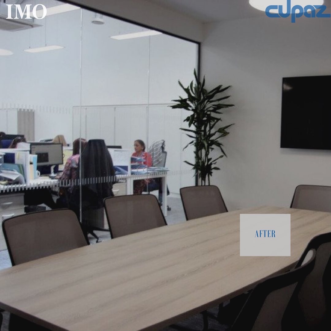 #Throwback to one of completed jobs at <a href="/IMOPC/">IMO</a> 👷🏼‍♂️

This project consisted of a full 600m2 #office, #warehouse and #laboratory fit out, with a modern touch✨

Get in touch at sales@cupaz.com for assistance on any changes planned for your office!