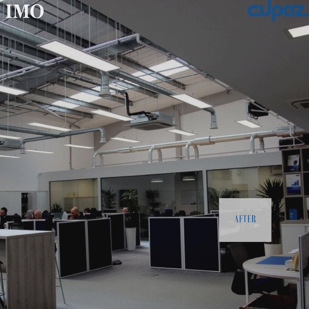 CupazInteriors's tweet photo. #Throwback to one of completed jobs at @IMOPC 👷🏼‍♂️

This project consisted of a full 600m2 #office, #warehouse and #laboratory fit out, with a modern touch✨

Get in touch at sales@cupaz.com for assistance on any changes planned for your office! https://t.co/37VLhqTKmp