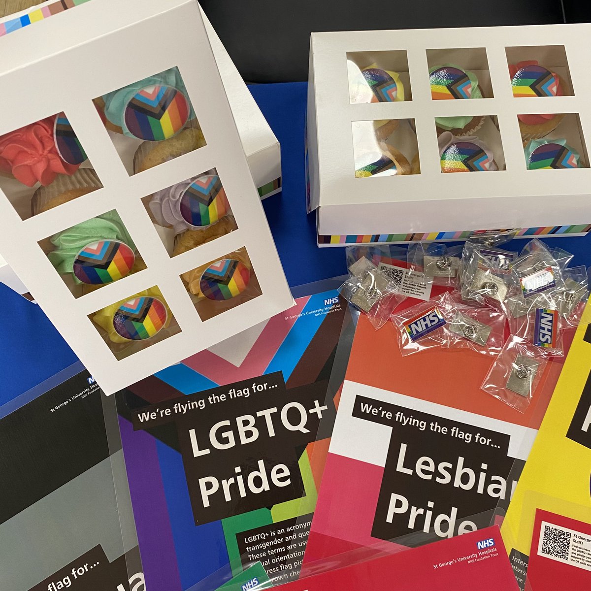 Come along to the Hyde Park Room today to learn more about our amazing #LGBTQ community and how to pledge support #nhsrainbowbadge #Pride2021 (Further celebrations to follow in September!)
