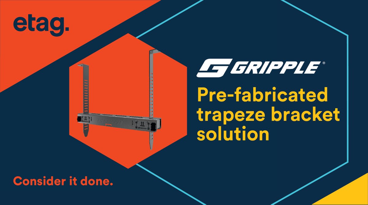 etagireland's tweet image. Fast Trak is Fast Trak is a pre-fabricated bracket solution that has been designed for speed, flexibility and efficient use of space. It is up to 6 times faster than the traditional suspension systems. @Grippleltd 
#suppliedbyetag #fasttrak
ow.ly/k5lQ50FgRy0