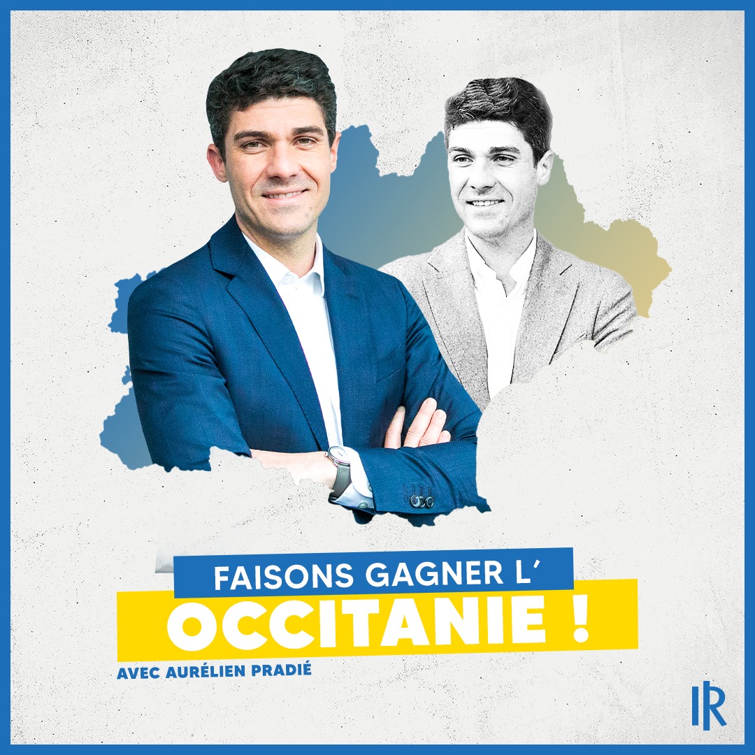 lesRepublicains's tweet photo. 🗳️ Dimanche, en #Occitanie, je vote @AurelienPradie ! #JeVoteLR

📲 Faire une procuration ➡️ https://t.co/xvfuV1vTYe
📝 Découvrir nos propositions pour la région ➡️ https://t.co/ykqghIspoE

#NousOnAgit https://t.co/fXurvy8ufz