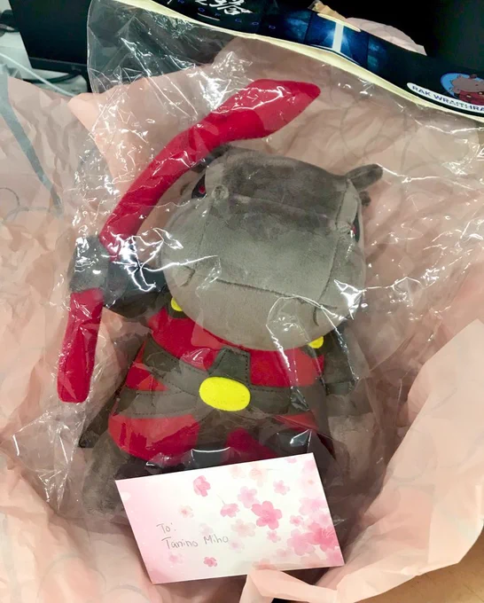 米国のファンの方に頂いたRakさん🐊💓
大きい!
こっちでも売って欲しいね🥺 