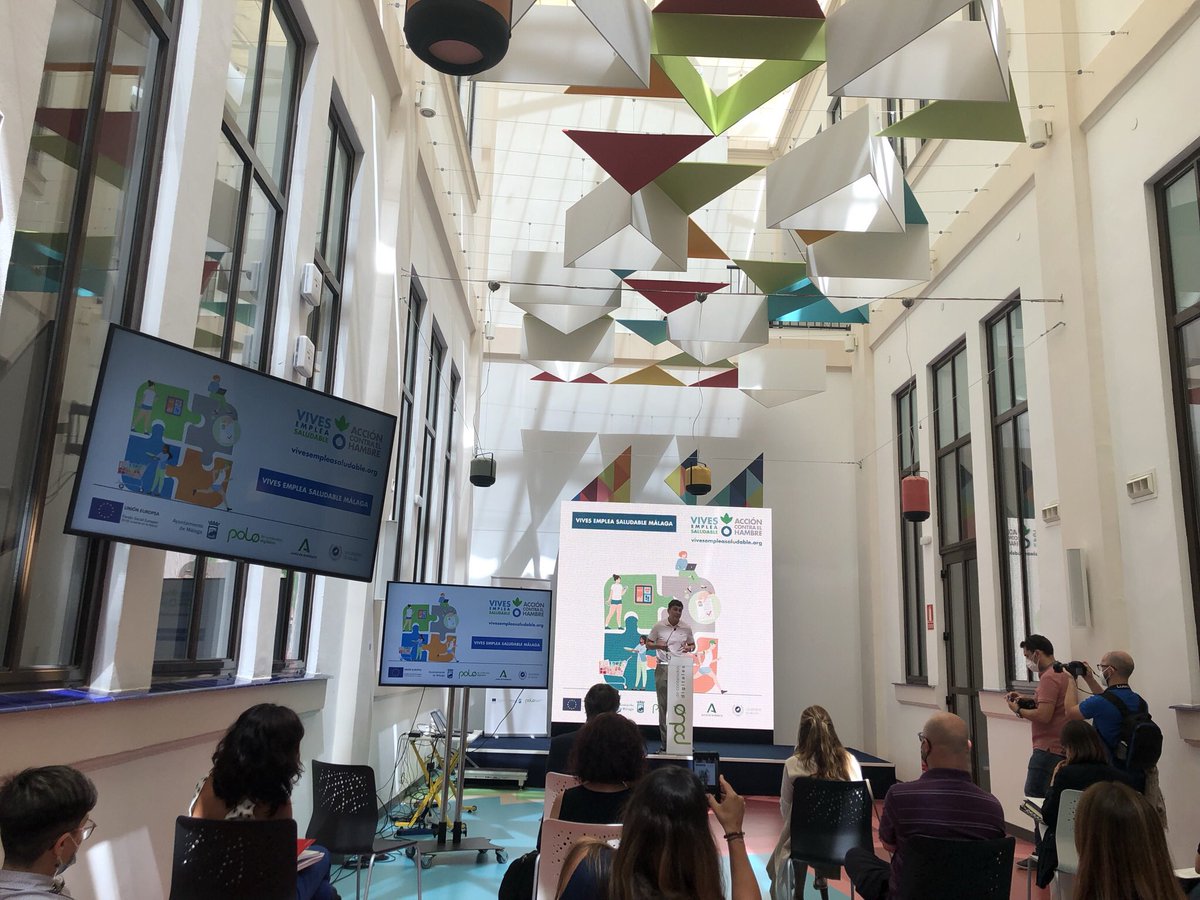 Presentación en <a href="/PoloDigitalMLG/">Polo Nacional de Contenidos Digitales</a> del proyecto #VivesEmplea #Saludable #Málaga con <a href="/malaga/">Ciudad de Málaga</a> <a href="/saludand/">Consejería de Sanidad, Presidencia y Emergencias</a> <a href="/InfoUMA/">Universidad de Málaga</a>