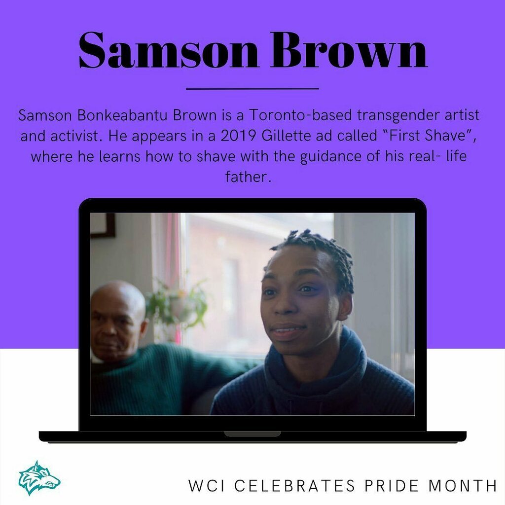 WCI_YRDSB's tweet image. During the month of June, WCI celebrates Pride Month and recognizes Samson Brown. 

#BeWolves 
#Pride 
#PrideMonthatWCI instagr.am/p/CQf8fJ2stof/
