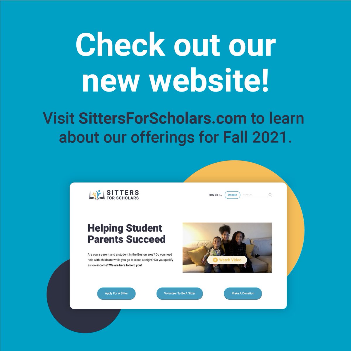 Sitters for Scholars (@sfs_boston) on Twitter photo 